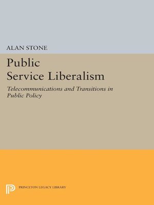 cover image of Public Service Liberalism